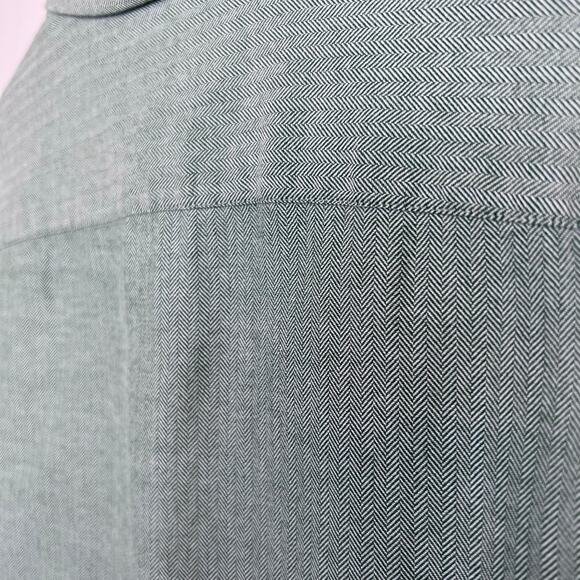 UNTUCKit Librando Cotton Button Down Shirt Slim Fit in Green Men's Size Medium - Picture 9 of 16